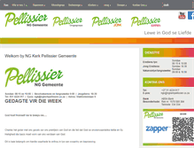 Tablet Screenshot of ngkerkpellissier.co.za